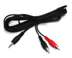 Кабель A/V шт 3.5 st - 2 RCA plastic -nickel, ? -2.6 mm, 1.5 м Кабель A/V шт 3.5 st - 2 RCA plastic -nickel, ? -2.6 mm, 1.5 м