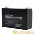 Аккумулятор свинцово-кислотный GoPower LA-435 4V 3.5Ah Аккумулятор свинцово-кислотный GoPower LA-435 4V 3.5Ah