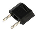 Переходник сетевой АС шт 2 PIN круг - гн.2 PIN плоск TEFAL 16A