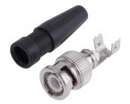 Разъем BNC шт metal - plastic винт